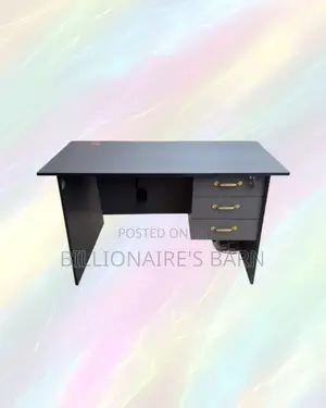 Compact 1.2m Wooden Desk With Drawers - Dedicated Laptop Work Sessions