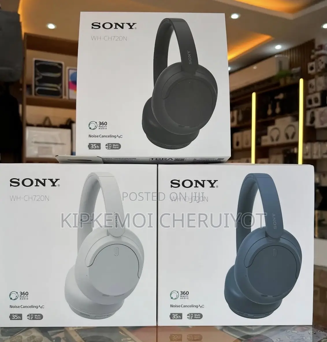Sony Wh-Ch720n Noise Canceling Wireless Bluetooth Headphones
