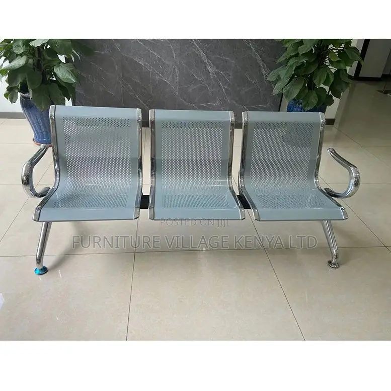 Modern Reception Metal Bench