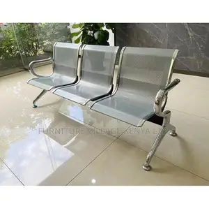 Modern Reception Metal Bench