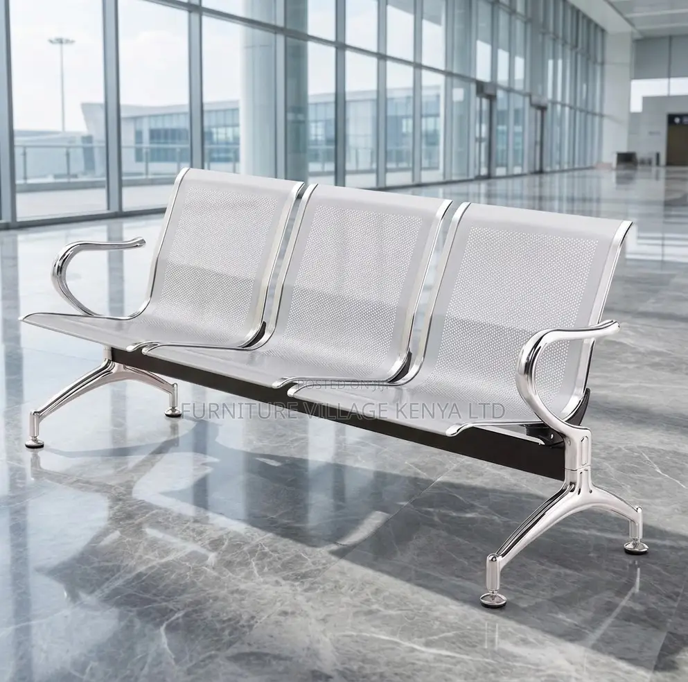 Modern Reception Metal Bench