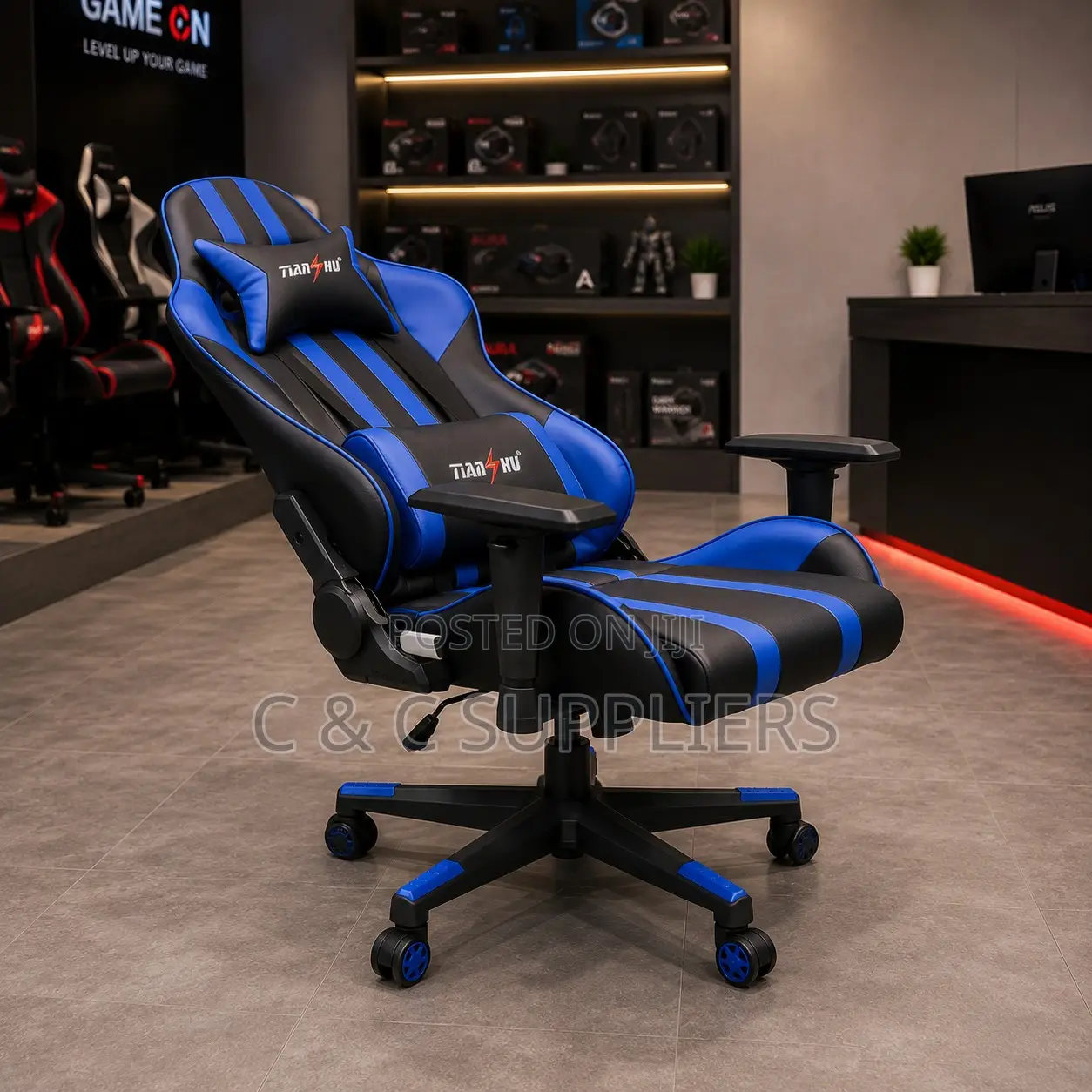 Leather Imported Gaming Seat