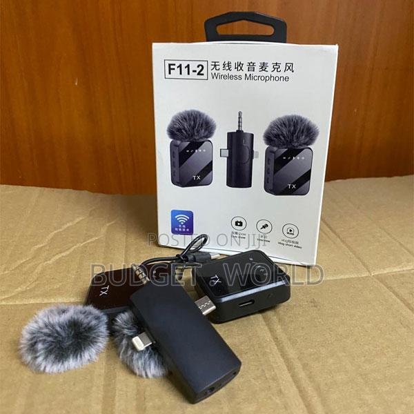F11 Professional Wireless Microphone – Clear Audio Recording for Conte - main view