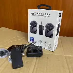 F11 Clip-on Wireless Microphone – Noise Cancelling Audio Mic for Smart