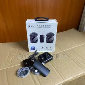 F11 Wireless Lavalier Mic – Professional Audio Recording System for Mo