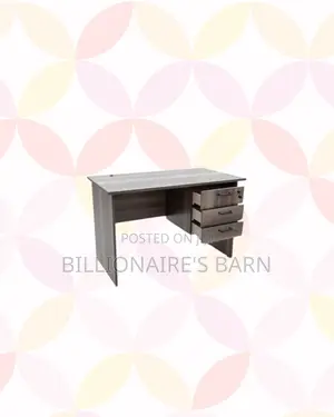 Compact 1.2m Wooden Desk With Drawers - Reliable Workday Organisation