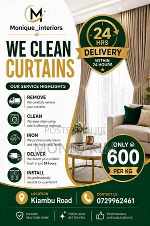 Curtains Cleaning Services
