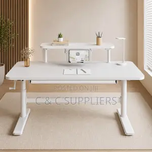 Imported Manual Adjustable Study Desk