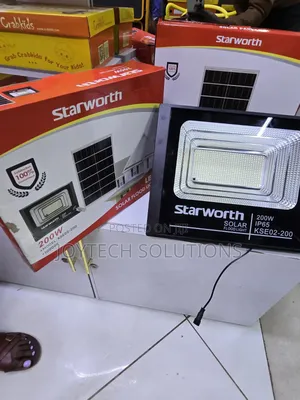 Stop Paying Electricity !Original Starworth 200w Solar Flood Light