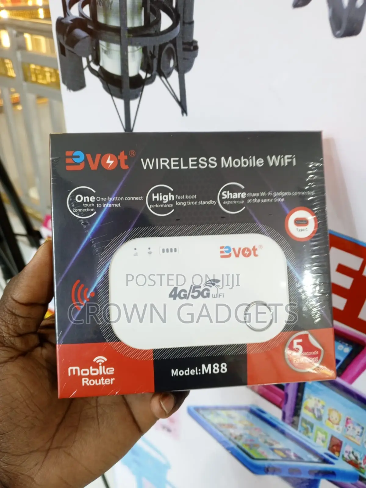 Bvot M88 Wireless Mobile Router for Travel and Home