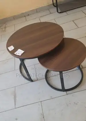 Modern Round Nesting Coffee Table Set