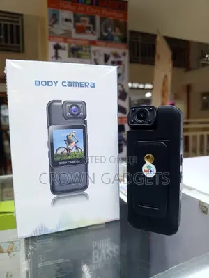 Body Camera With Wifi Night Vision and Rotating Lens