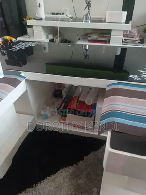 Tv Stand and Sitting Table With Stools