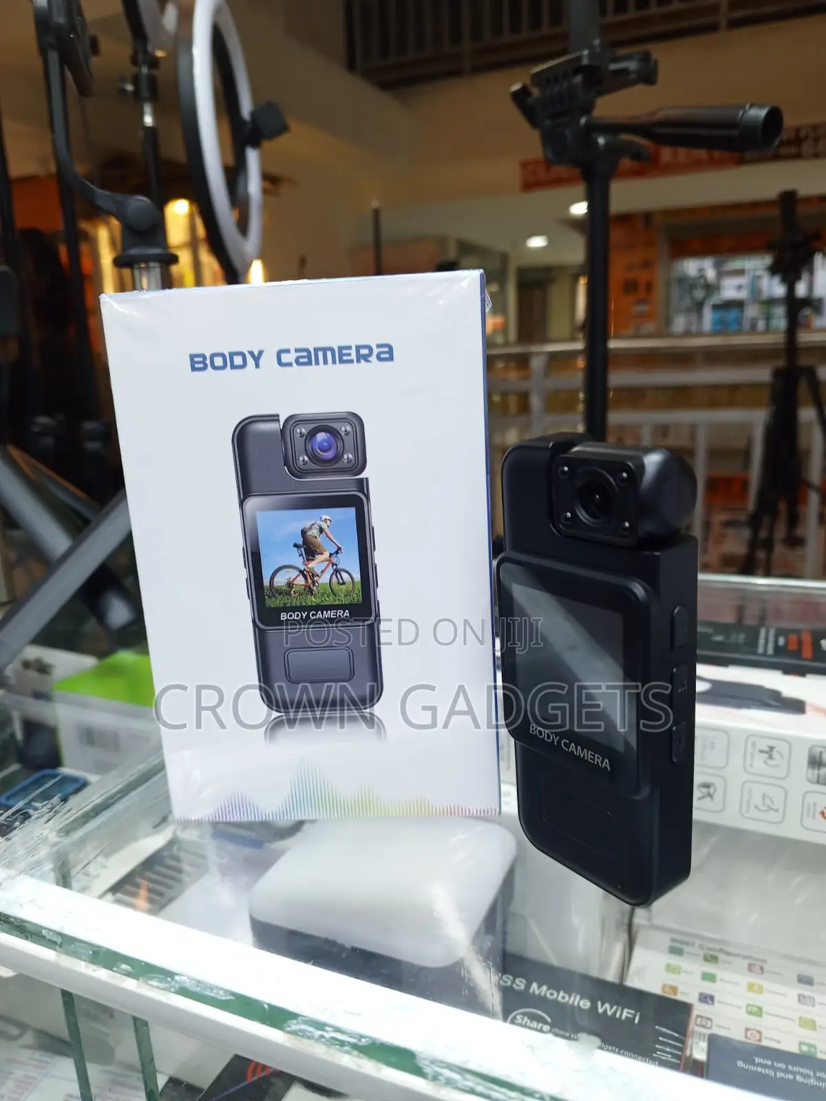 Portable Body Camera With LCD Screen Motion Detection