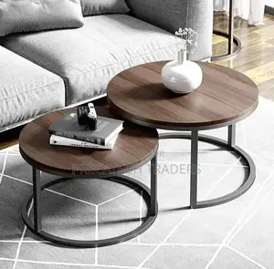 2in1 Coffee Table Contemporary Nesting Tea Table Set