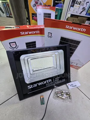 100% Original Starworth 200w Waterproof Solar Flood Light