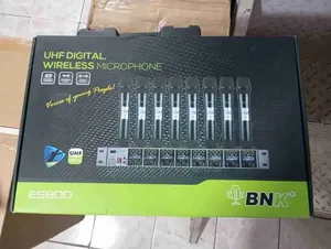 BNK Es800 Uhf Digital Wireless Microphone System (8 Microphones)