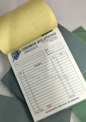 Coloured A5 Receipt Book Printing