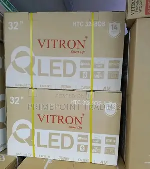 Vitron 32-Inch Qled Smart Tv – Stylish Design Meets Powerful Performan