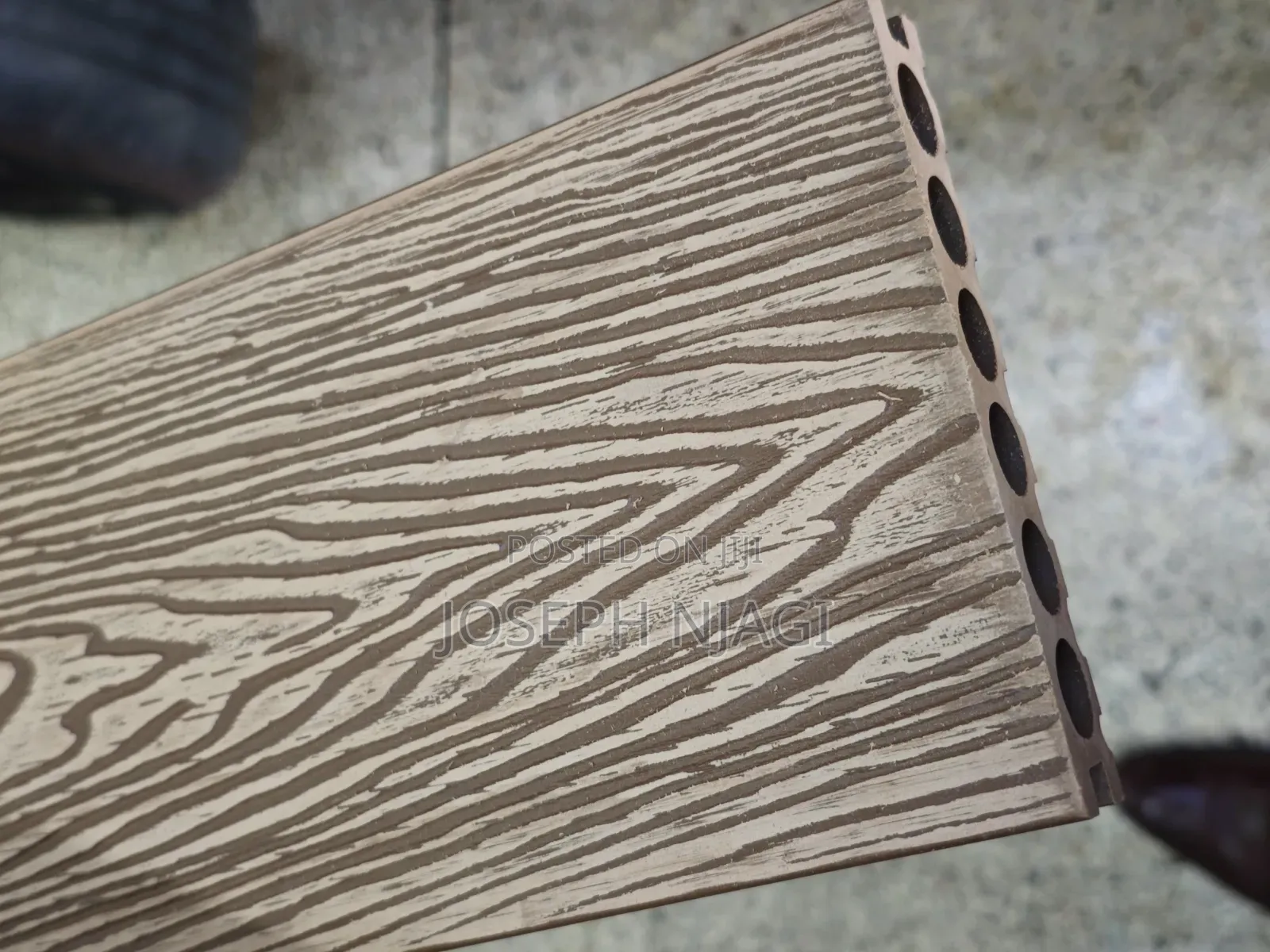 WPC (Wood Plastic Composite) Decking Boards.