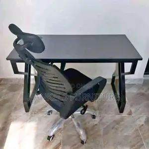 Premium Metallic Study Desk