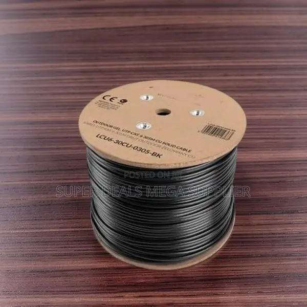 Weather Resistant 305m Outdoor Utp Cat 6 Networking Lan Cable Roll