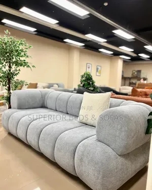 3 Seater Bubble Sofa in Light Grey: Pay on Delivery