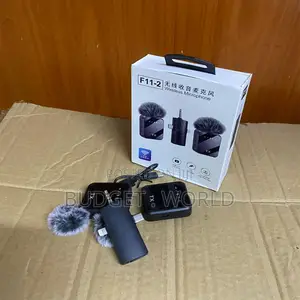 F11 Wireless Lavalier Microphone Kit – Portable Rechargeable Mic for S