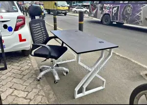 Industrial Metallic Desk