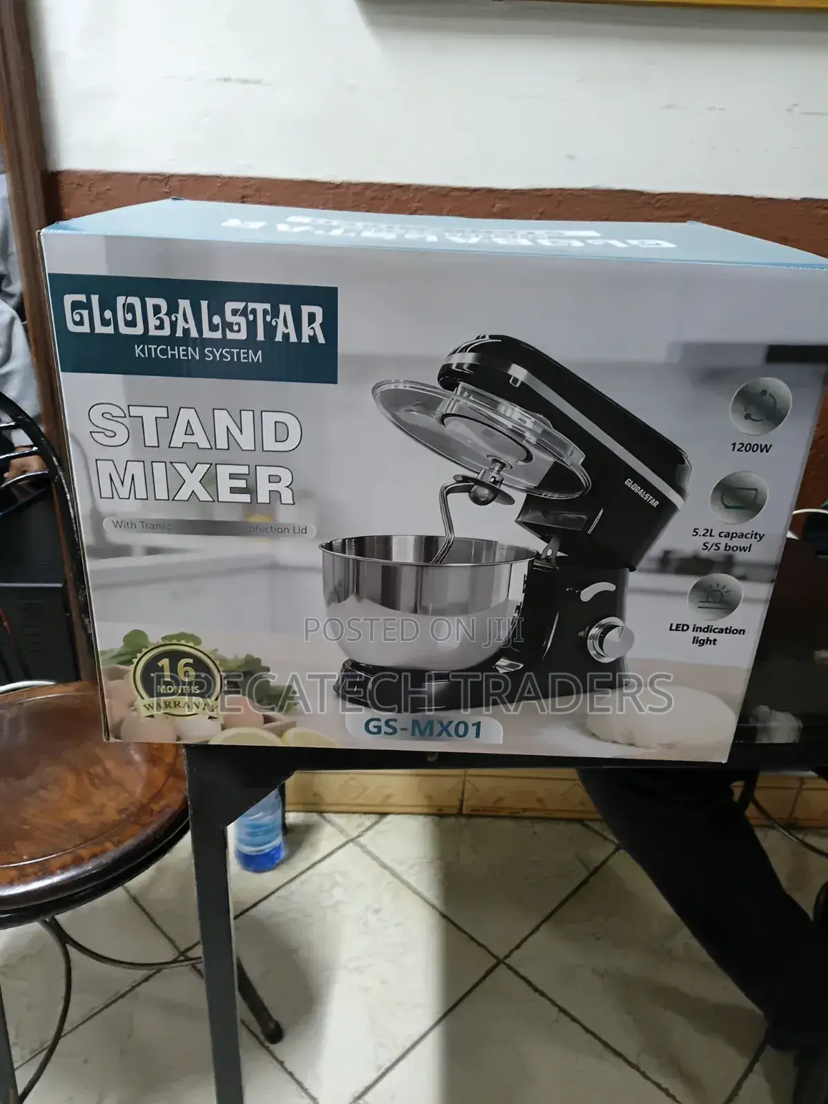 Global Star 5.2l Kitchen Stand Mixer
