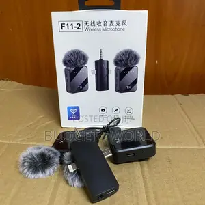 Professional F11 Wireless Clip Microphone – Crystal Clear Audio for Vi