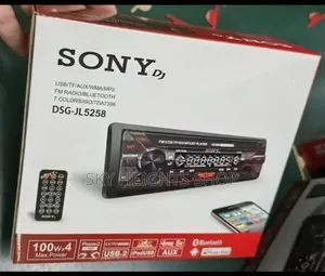 New Sony Bluetooth Mp3 Player Car Radio With Remote Control, Usb, Aux