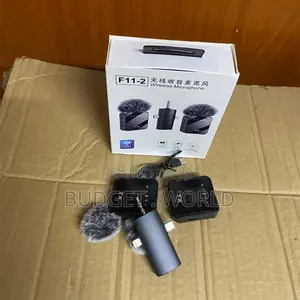 F11 Wireless Recording Mic – Professional Lavalier Microphone for Smar