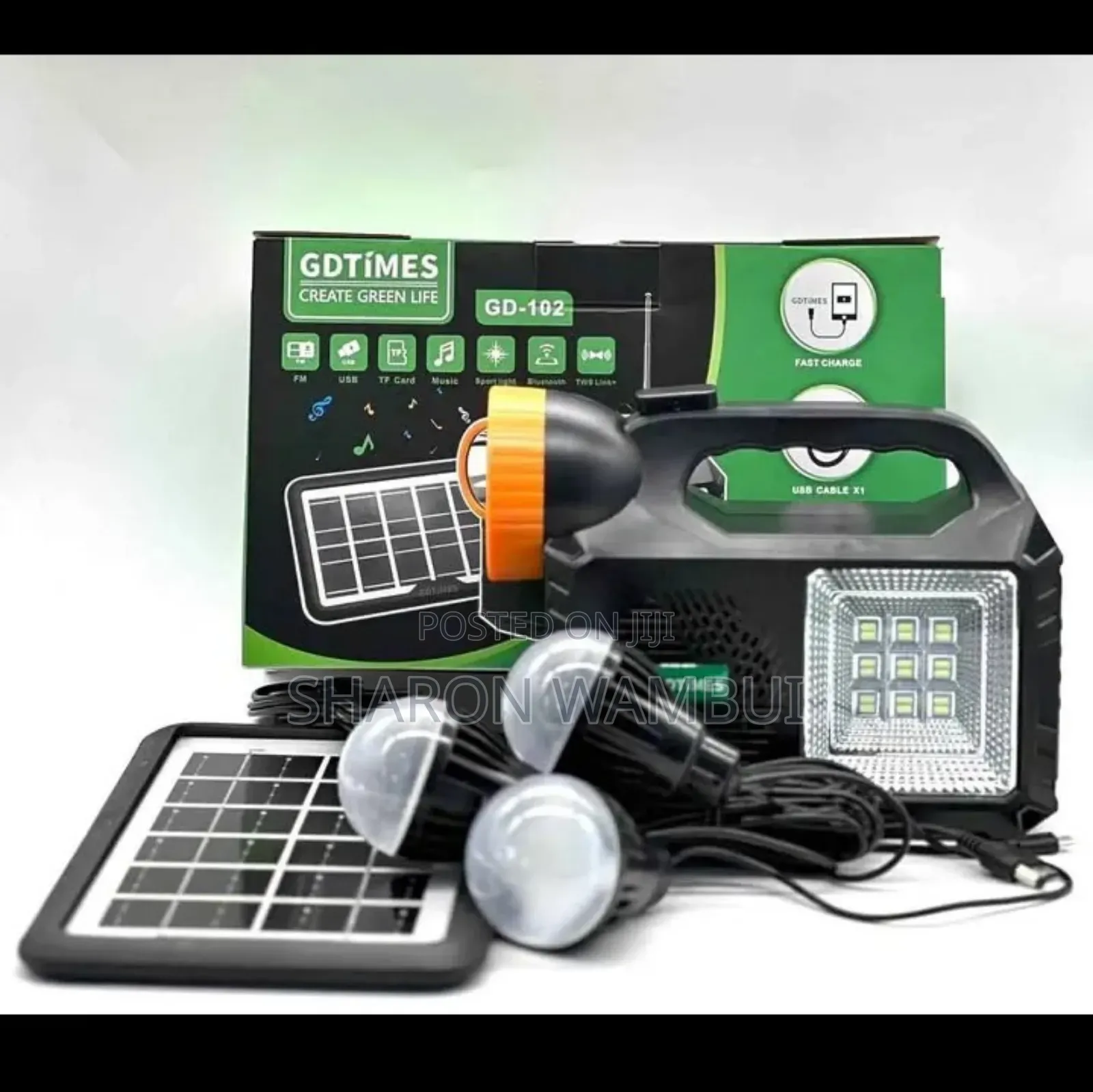 Jsot Solar Lighting System With 3 Bulbs/Solar Lighting System