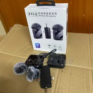 F11 Compact Wireless Lavalier Microphone – Professional Audio Solution