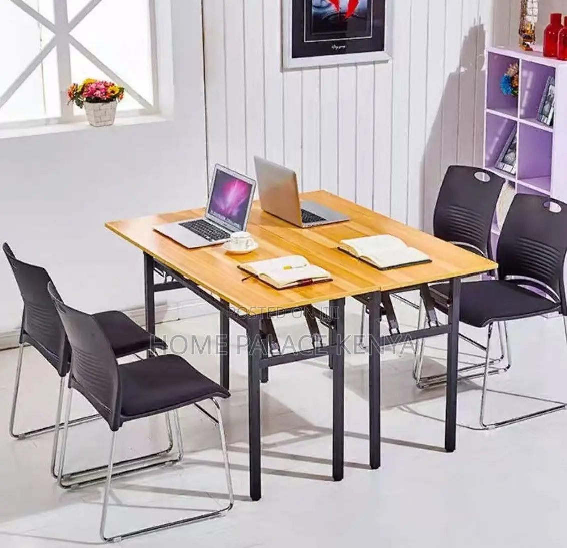 Study Table: Single Layer Foldable Wood Table