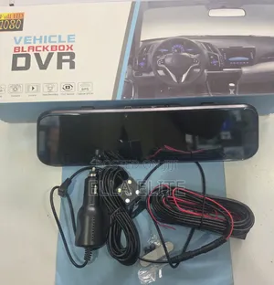 1080p Vehicle Blackbox DVR Dual Lens Rearview Mirror Dash Cam