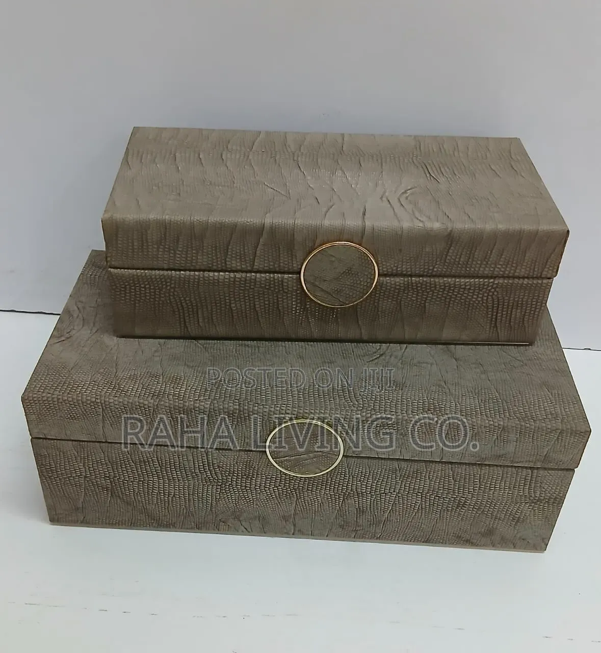 2-in-1 Decorative Storage Box Set | 4 Colours