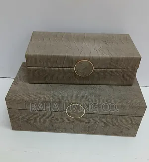 2-in-1 Decorative Storage Box Set | 4 Colours