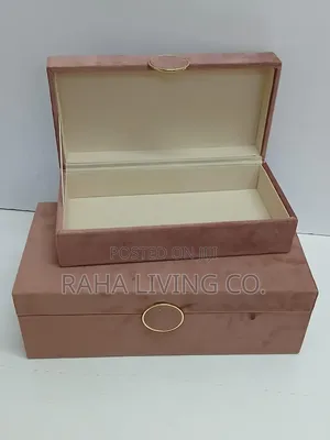 2-in-1 Decorative Storage Box Set | 4 Colours