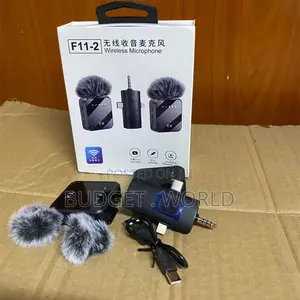 F11 Wireless Audio Microphone – Portable Noise Cancelling Lavalier For