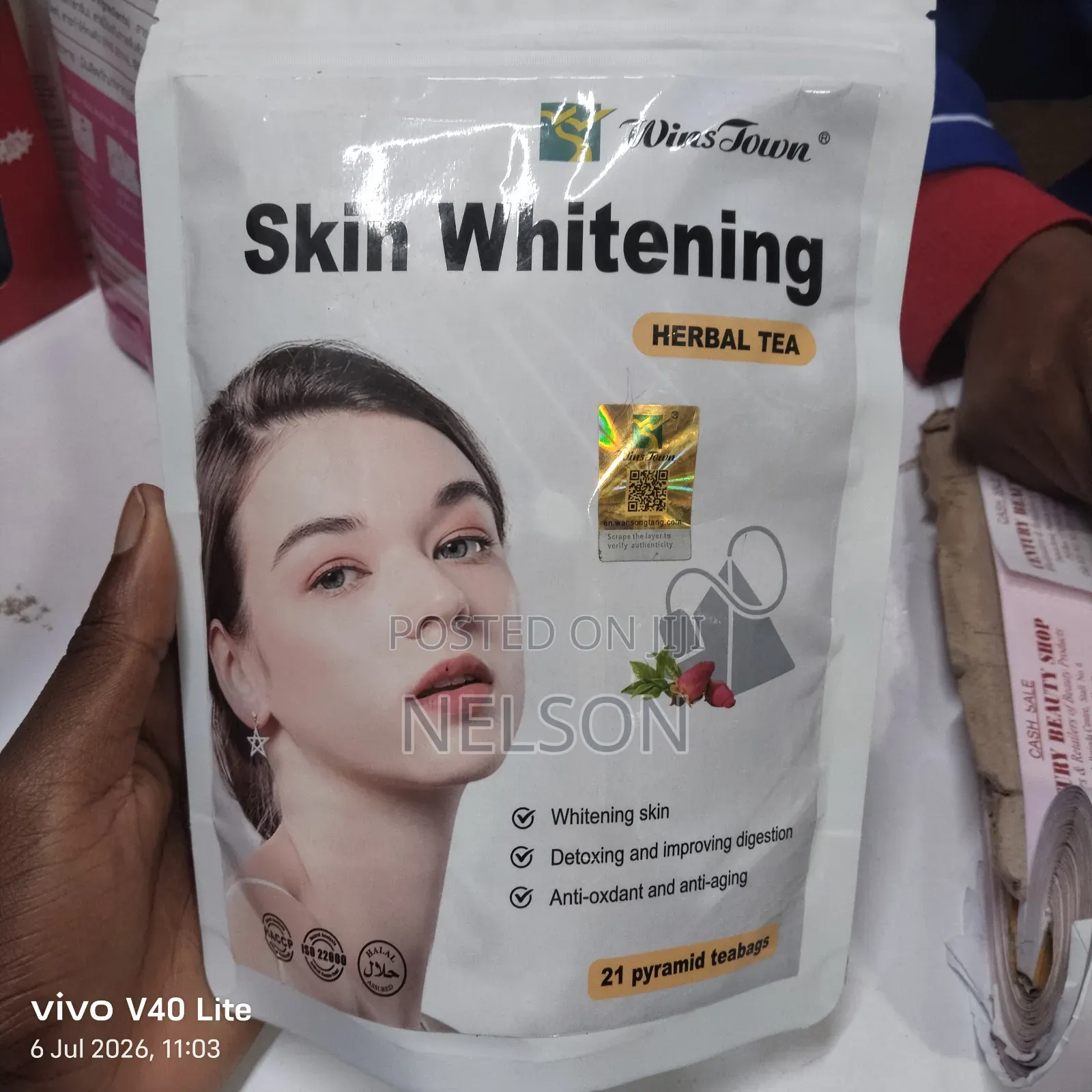Skin Whitening Herbal Tea