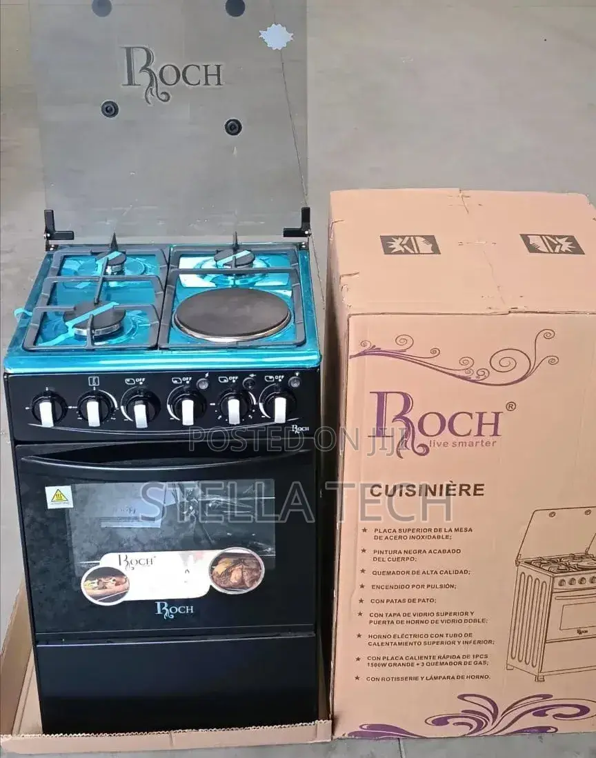 Roch Black 50×55 Standing 3+1 Cooker