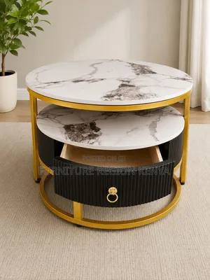 Imported Marble Top Coffee Table