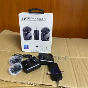 F11 Wireless Lavalier Audio System – Noise Reduction Microphone for Me