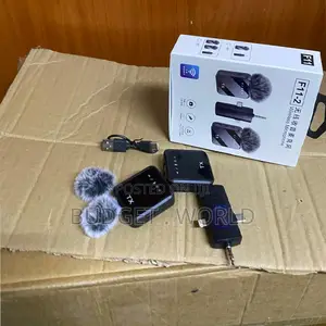 F11 Mini Wireless Microphone Kit – Portable Rechargeable Mic for Lives