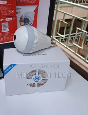 Wifi Bulb Camera With Night Vision Mobile App Control