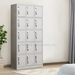 Premium 15-Door Metal Storage Cabinet