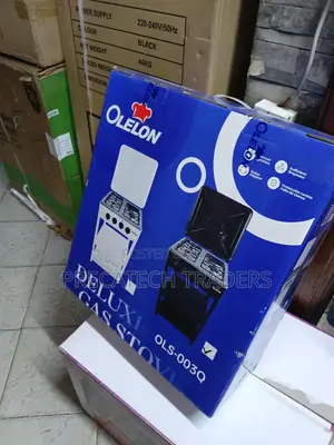 Olelon 3+1 Gas Electric Cooker With Shelves