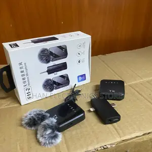 3-in-1 Dual Mic Type-C F11-2 Wireless Lavalier Noise Cancellation